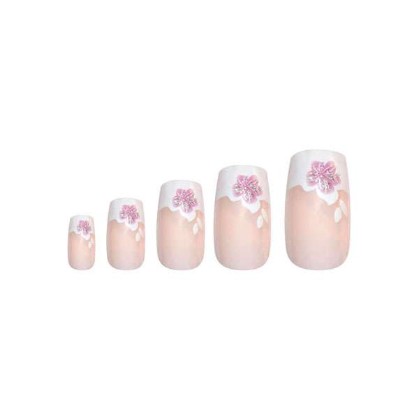 Luna-Cosmetics-French-Nails-Flower