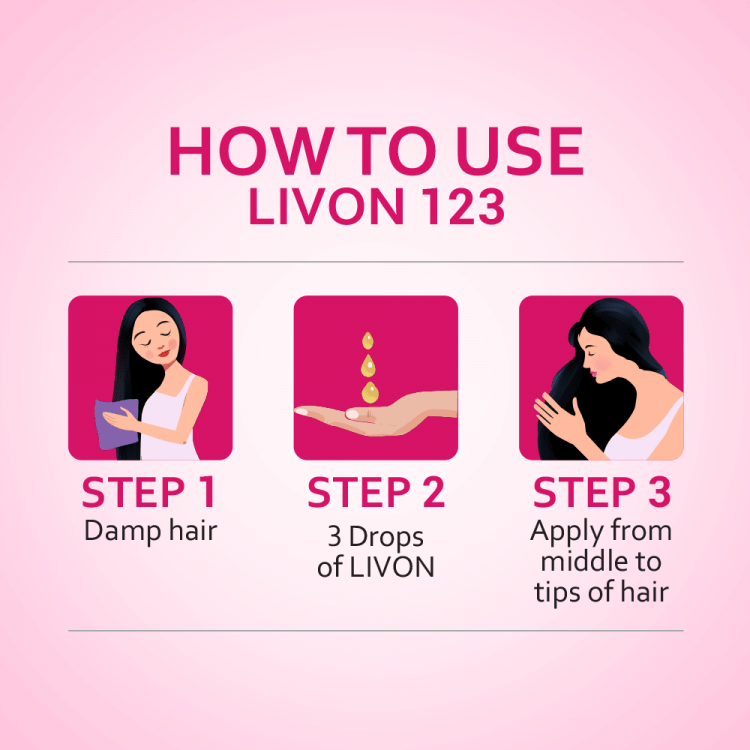 Livon Serum Hair Essentials Vitamin E (50ml) - Image 3