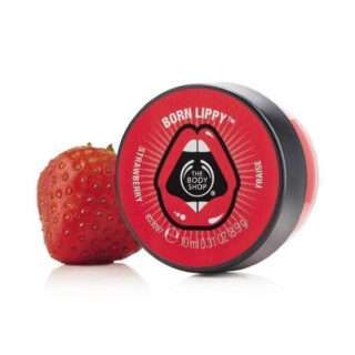 The-Body-Shop-Born-Lippy™-Pot-Lip-Balm-Strawberry;rupacosmetics