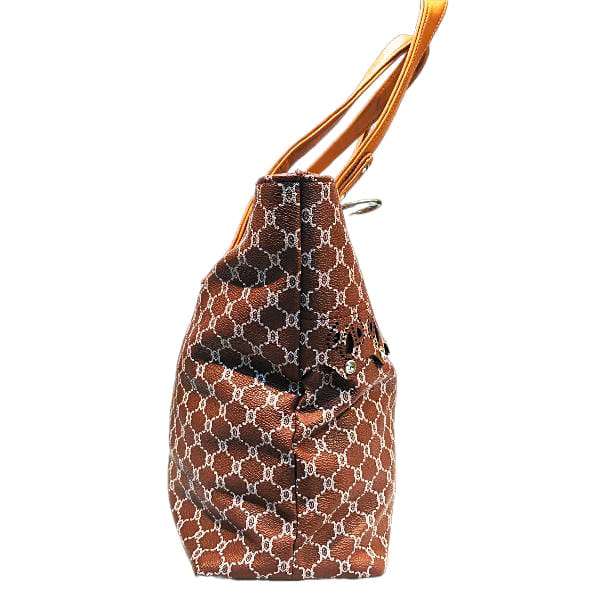 Fashionable Women top handle bag-Geometric pattern - Image 2