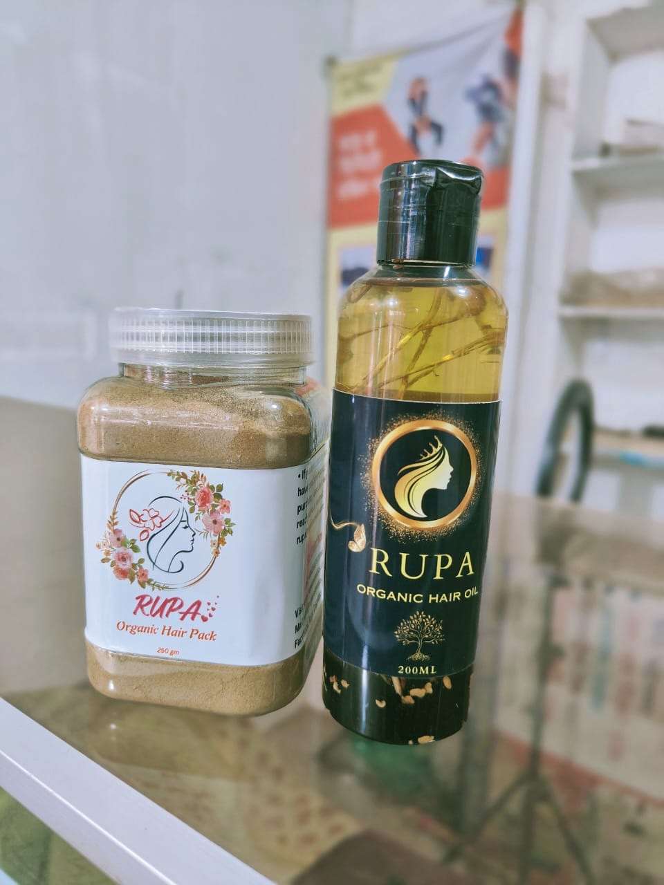 Rupa Organic Hair oil And Hair Pack