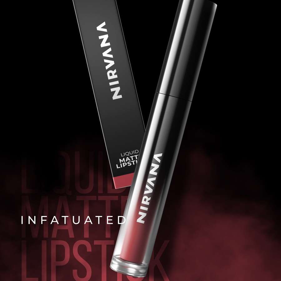 Nirvana Color Liquid Matte Lipstick - Infatuated L03
(5ml) - Image 6