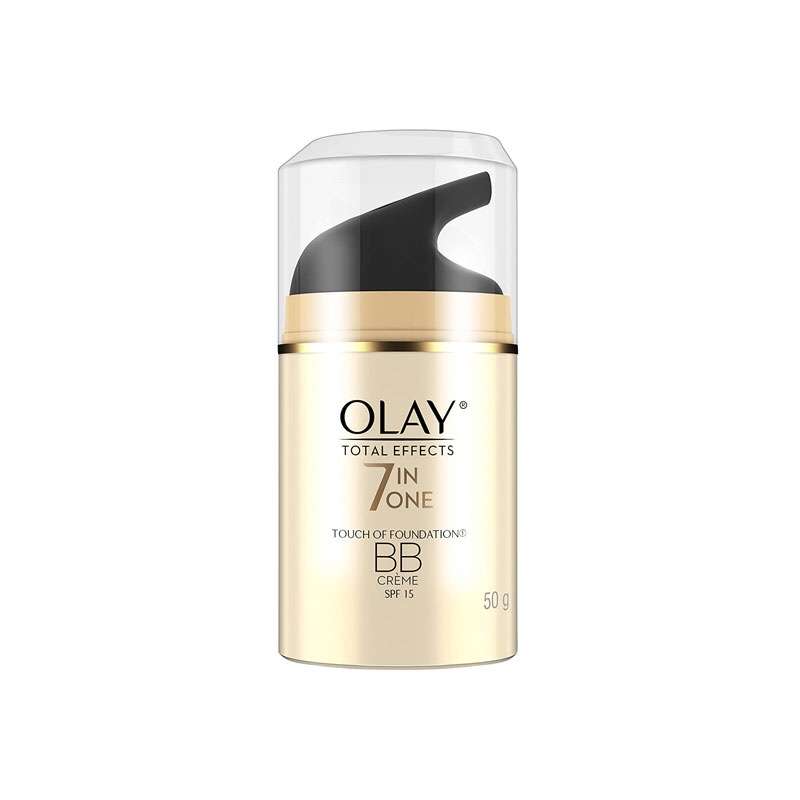 Olay BB Cream: Total Effects 7 in 1 Anti Ageing Touch of Foundation Moisturiser
(50gm) - Image 2