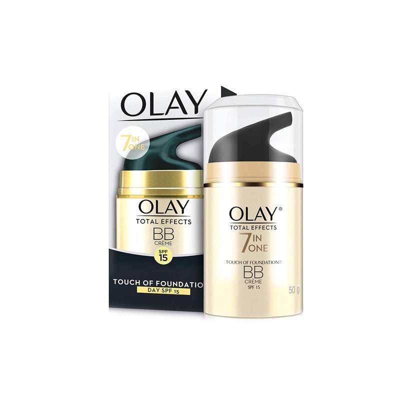 Olay BB Cream: Total Effects 7 in 1 Anti Ageing Touch of Foundation Moisturiser
(50gm) - Image 3