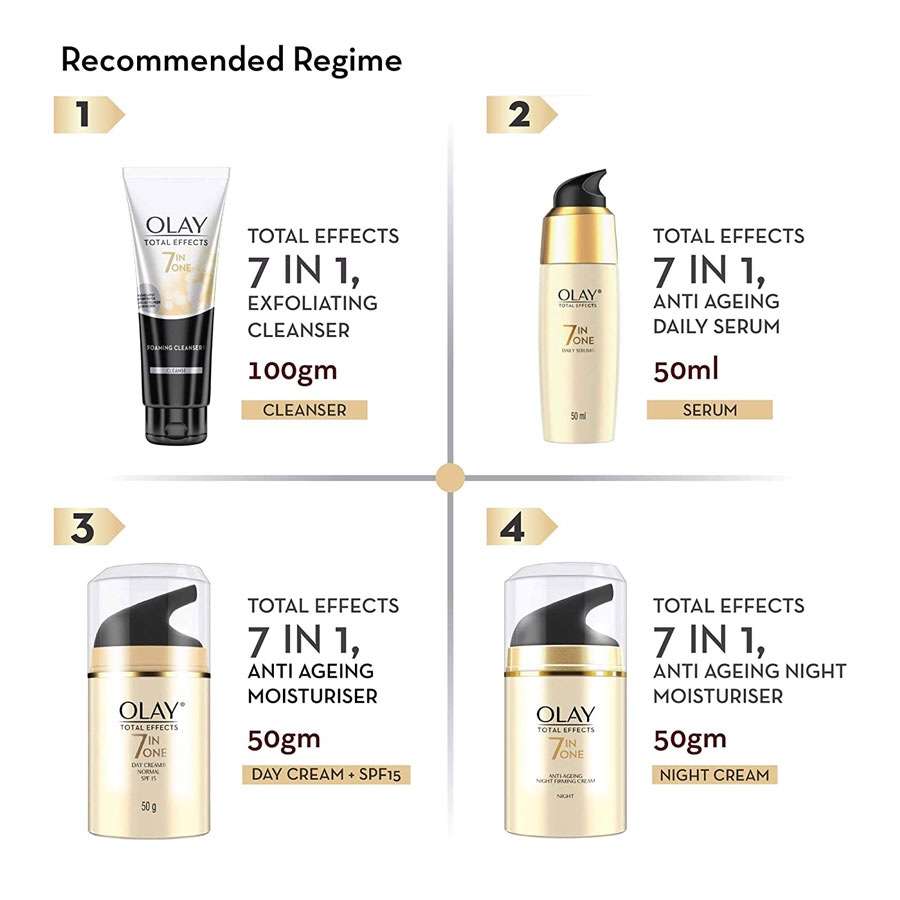 Olay BB Cream: Total Effects 7 in 1 Anti Ageing Touch of Foundation Moisturiser
(50gm) - Image 8