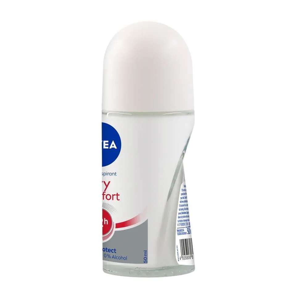 Nivea Dry Comfort Deodorant Roll-On (50ml) - Image 6