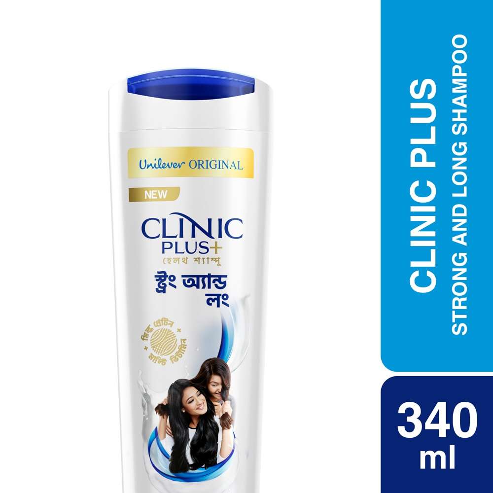 Clinic Plus Shampoo Strong and Long 340ml
(indian)