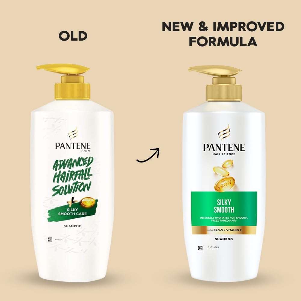 Pantene Advanced Hairfall Solution Anti-Hairfall Silky Smooth Shampoo for Women(650ml) - Image 3