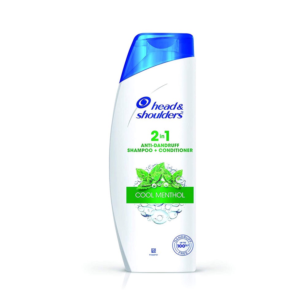 Head & Shoulders 2-in-1 Cool Menthol Anti Dandruff Shampoo + Conditioner for Women & Men(340ml) - Image 5
