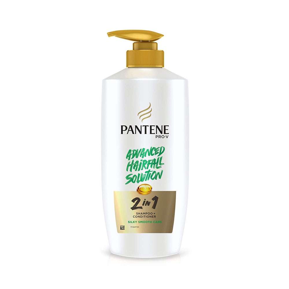 Pantene Advanced Hairfall Solution 2in1 Anti-Hairfall Silky Smooth Shampoo & Conditioner for Women
(650ml) - Image 2