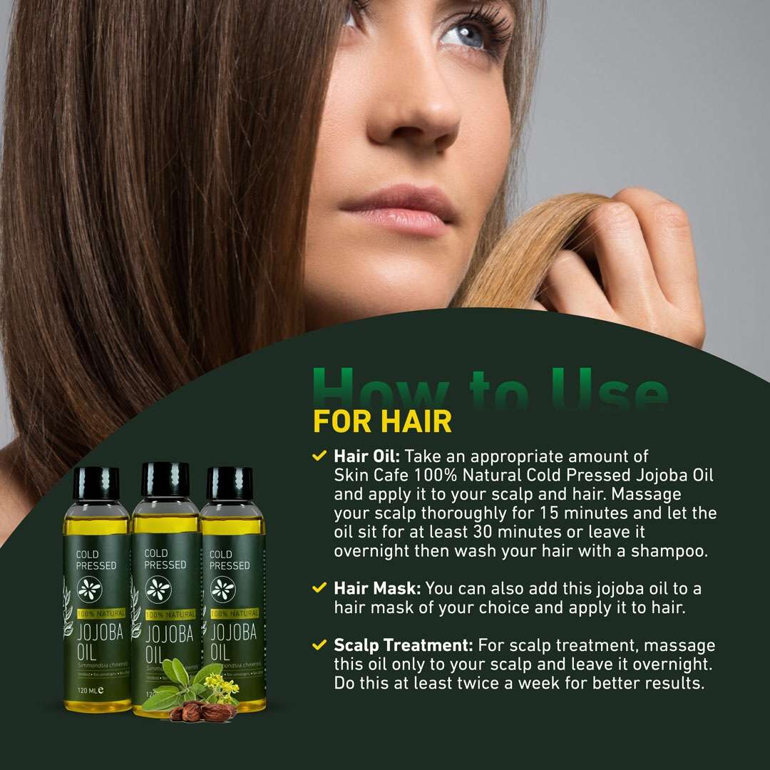Skin Cafe Jojoba Oil (Cold Pressed)
(120ml) - Image 7