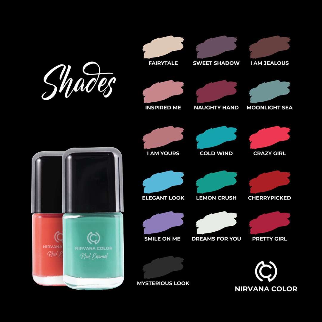 Nirvana Color Nail Enamel - Cherry Picked-14
(8ml) - Image 6