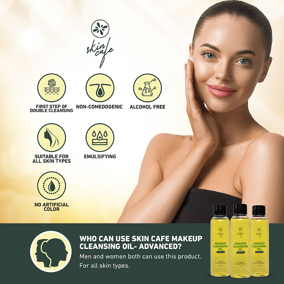 Skin Cafe Makeup Cleansing Oil Advanced
(120ml) - Image 3