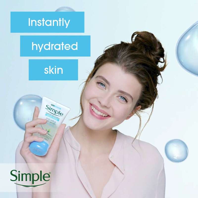 Simple Water Boost Micellar Facial Gel Wash
(150ml) - Image 2