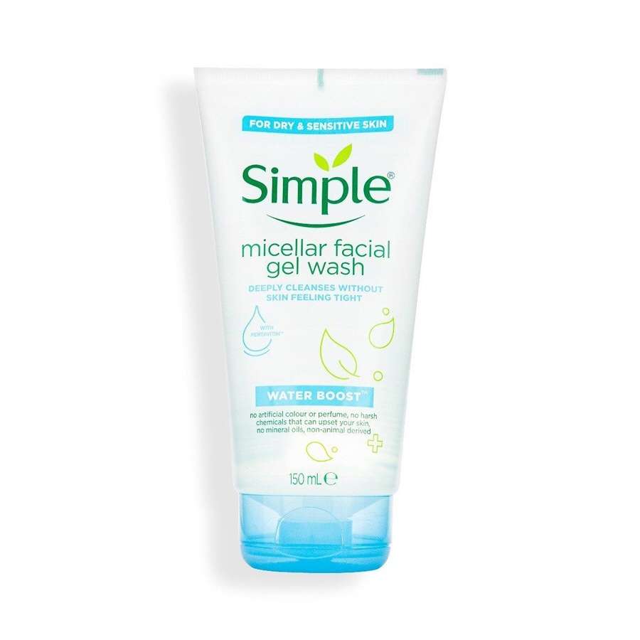 Simple Water Boost Micellar Facial Gel Wash
(150ml) - Image 5
