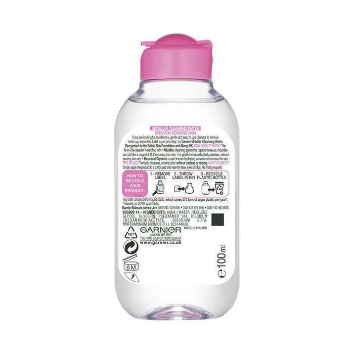 Garnier Skin Active Micellar Cleansing Water
(100ml) - Image 2