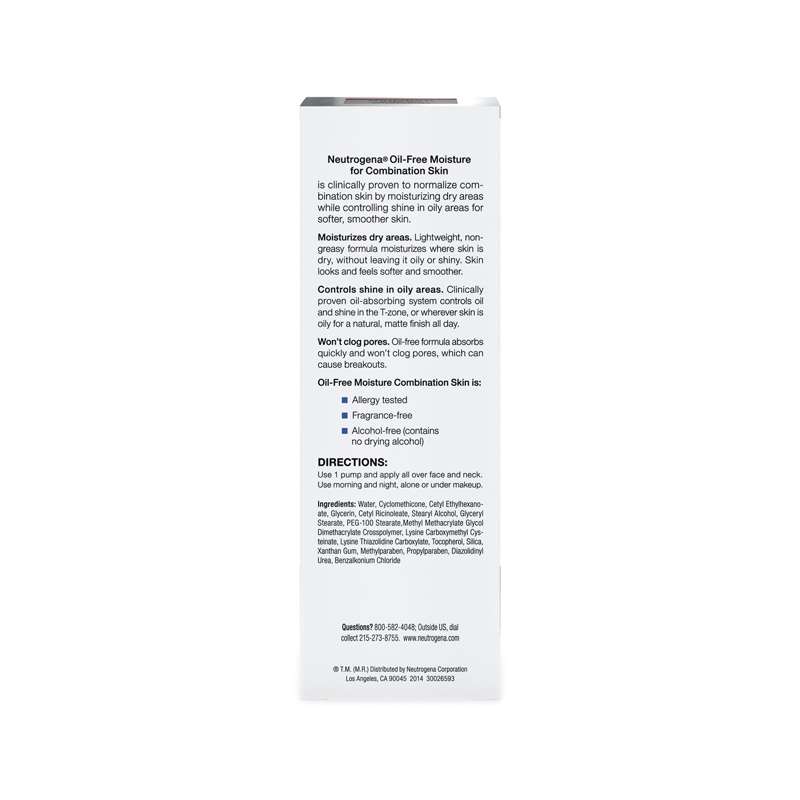 Neutrogena Oil-Free Moisture-Combination Skin
(118ml) - Image 4