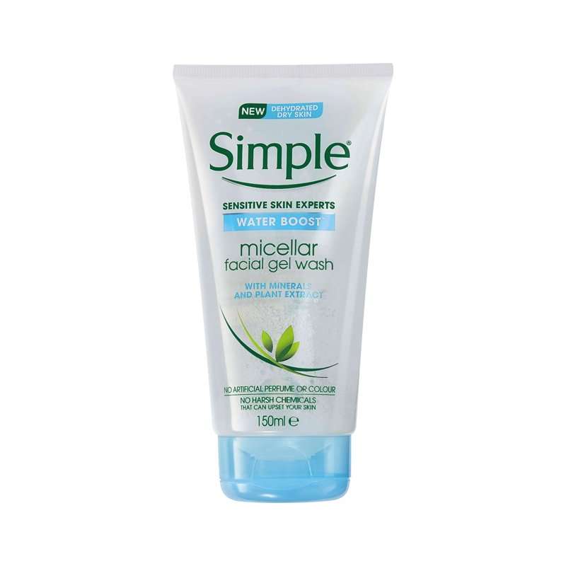 Simple Water Boost Micellar Facial Gel Wash 150ml - Image 5